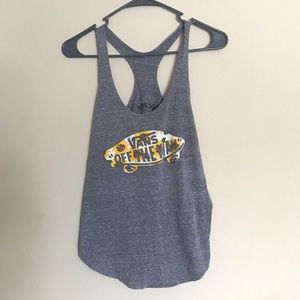 Grey Vans off the wall tank top